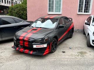 2007 Mitsubishi Lancer X, чёрный, 550000 рублей, вид 2