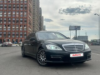2008 Mercedes-Benz S-Класс 500 Long V (W221), чёрный, 1850000 рублей, вид 3