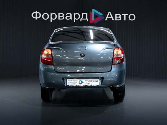 2013 Lada (ВАЗ) Granta I, синий, 360000 рублей - вид 5