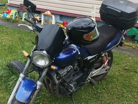 1996 Honda CB 400 Super Four, синий, 205000 рублей, вид 3