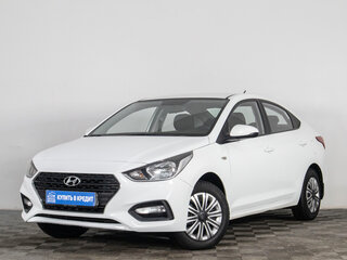 2017 Hyundai Solaris II, белый, 1350000 рублей, вид 1