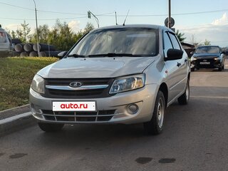 2014 Lada (ВАЗ) Granta I, серебристый, 219000 рублей, вид 2
