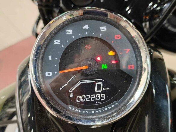 2022 Harley-Davidson Fat Bob, зелёный - вид 15