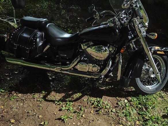 2004 Honda Shadow 750, чёрный, 520000 рублей - вид 4