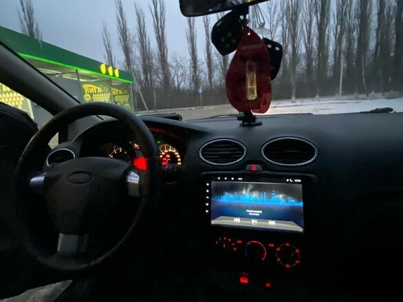 2008 Ford Focus II Рестайлинг, чёрный, 690000 рублей - вид 5