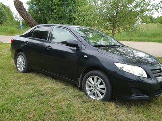 2008 Toyota Corolla X (E140, E150), чёрный, 750000 рублей, вид 2