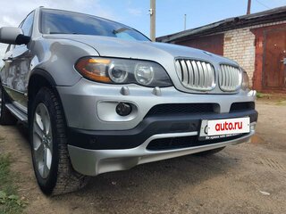 2004 BMW X5 3.0i I (E53) Рестайлинг, серебристый, 1450000 рублей, вид 2