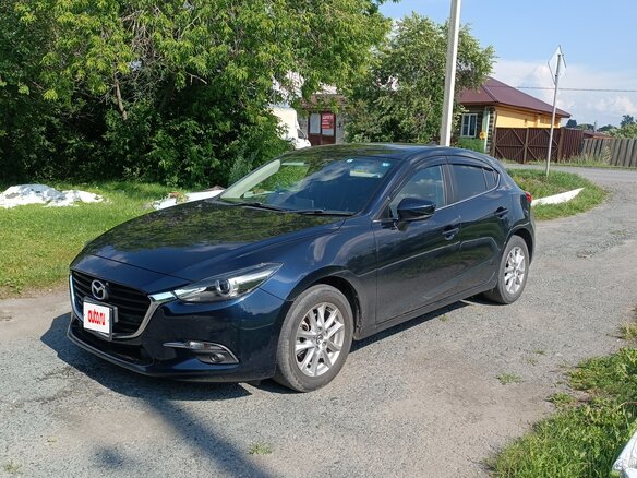 2018 Mazda Axela III Рестайлинг, синий, 1450000 рублей