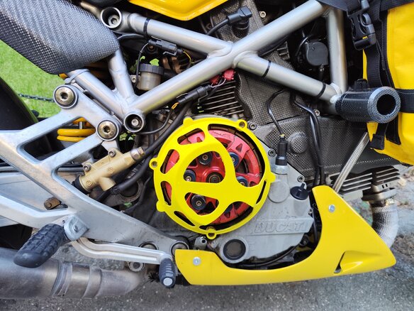 2003 Ducati Monster 1000, жёлтый, 350000 рублей - вид 12
