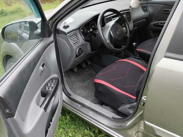 2009 Kia Rio II Рестайлинг, серый, 675000 рублей - вид 3