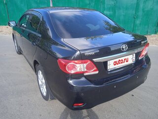 2011 Toyota Corolla X (E140, E150) Рестайлинг, чёрный, 1000000 рублей, вид 4