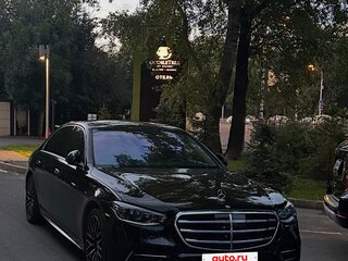 2021 Mercedes-Benz S-Класс 500 Long 4MATIC VII (W223), чёрный, 10000000 рублей, вид 1