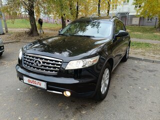 2006 Infiniti FX35 I (S50) Рестайлинг, чёрный, 802069 рублей, вид 2