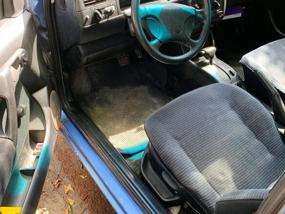 1991 Volkswagen Golf III, голубой - вид 5