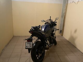 2015 Yamaha YZF-R3, синий, 430000 рублей, вид 4