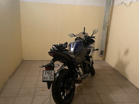 2015 Yamaha YZF-R3, синий, 450000 рублей, вид 4