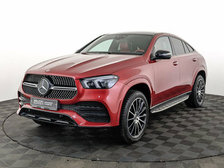 2021 Mercedes-Benz GLE Coupe 350 d II (C167), красный, 8230000 рублей, вид 1