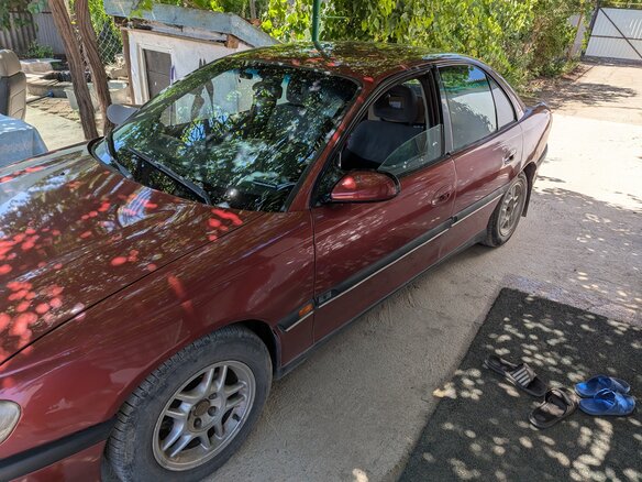 1996 Opel Omega B, красный, 220000 рублей - вид 3