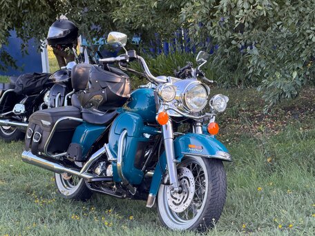 2002 Harley-Davidson Road King, синий, 800000 рублей, вид 2