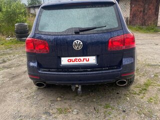 2003 Volkswagen Touareg I, синий, 730000 рублей, вид 4