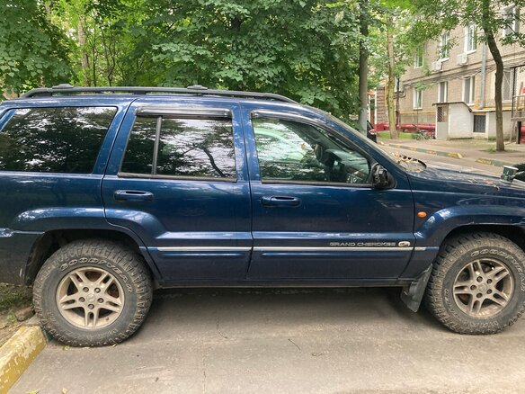 2004 Jeep Grand Cherokee II (WJ), синий - вид 2