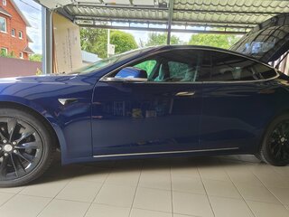 2016 Tesla Model S 75 I Рестайлинг, синий, 2300000 рублей, вид 3