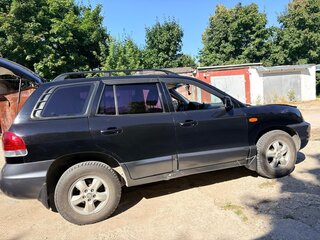 2005 Hyundai Santa Fe I, чёрный, 560000 рублей, вид 3