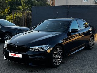 2018 BMW 5 серии 530d xDrive VII (G30/G31/G38), чёрный, 4450000 рублей, вид 1