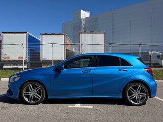 2016 Mercedes-Benz A-Класс 180 III (W176) Рестайлинг, голубой, 1550000 рублей, вид 4
