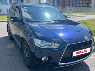 2011 Mitsubishi Outlander II Рестайлинг, синий, 1000000 рублей, вид 5