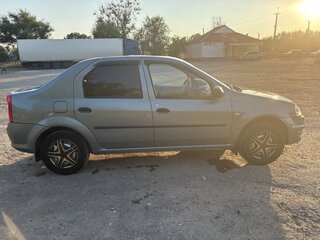 2011 Renault Logan I Рестайлинг, синий, 530000 рублей, вид 4