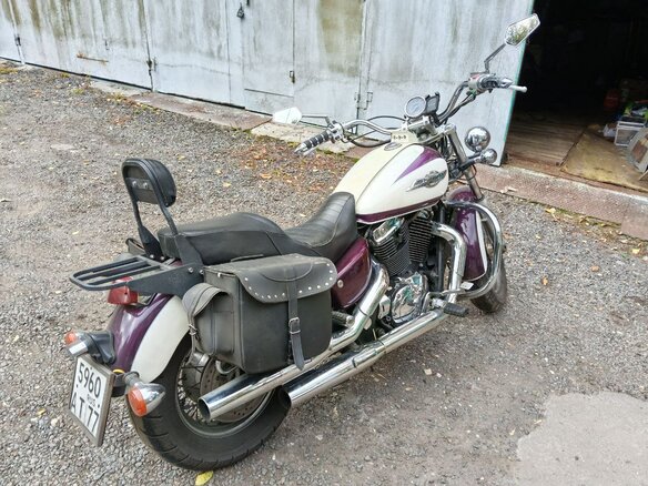 1996 Honda VT 1100, фиолетовый, 420000 рублей - вид 2