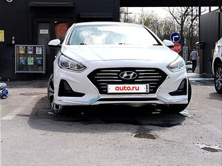 2019 Hyundai Sonata VII (LF) Рестайлинг, белый, 1050000 рублей, вид 2