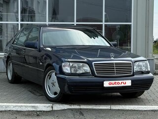 1998 Mercedes-Benz S-Класс 500 Long III (W140) Рестайлинг, синий, 4000000 рублей, вид 3
