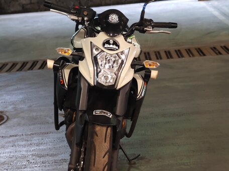 2016 Kawasaki ER-6N, белый, 550000 рублей, вид 1