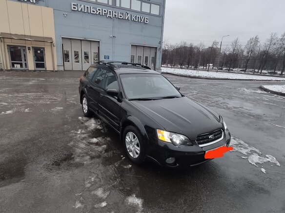 2005 Subaru Outback III, чёрный, 900000 рублей