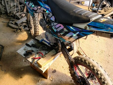 2020 Kayo Basic YX140EM, синий, 48000 рублей, вид 5