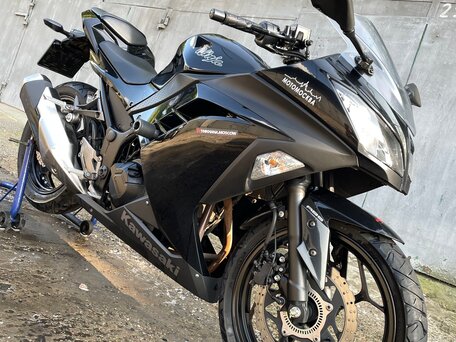 2013 Kawasaki Ninja 300, чёрный, 480000 рублей, вид 1