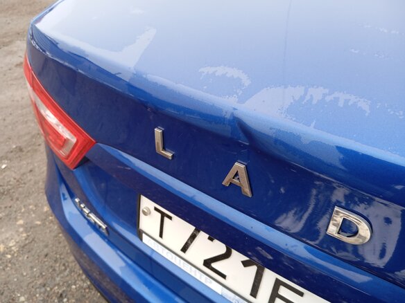 2021 Lada (ВАЗ) Vesta I, синий, 1150000 рублей - вид 11