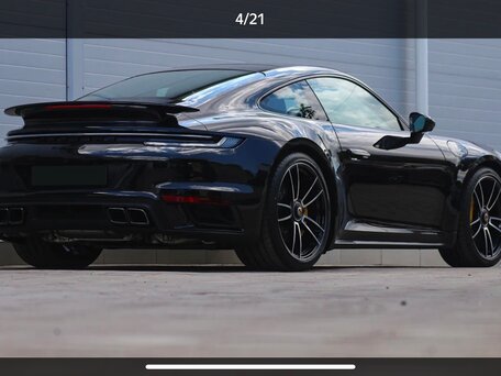 2022 Porsche 911 Turbo S VIII (992), чёрный, 31500000 рублей, вид 2