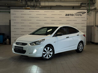 2014 Hyundai Solaris I, белый, 629000 рублей, вид 1