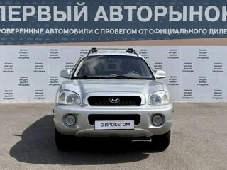 2002 Hyundai Santa Fe I, серебристый, 700000 рублей, вид 2