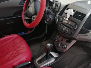 2013 Chevrolet Aveo II, красный, 900000 рублей, вид 3