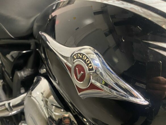 2011 Kawasaki VN900 Vulcan, чёрный, 680000 рублей - вид 17