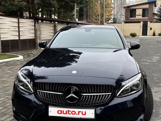 2015 Mercedes-Benz C-Класс 180 IV (W205), синий, 2240000 рублей, вид 2