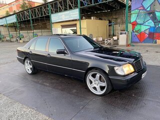 1991 Mercedes-Benz S-Класс 500 Long III (W140), чёрный, 1250000 рублей, вид 2