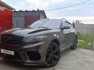 2007 Infiniti FX35 I (S50) Рестайлинг, коричневый, 1200000 рублей, вид 2