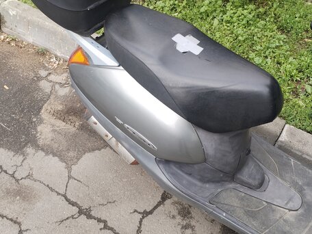 1989 Honda Lead 50, серебристый, 65000 рублей, вид 2