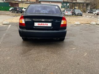 2008 Hyundai Accent ТагАЗ II, чёрный, 360000 рублей, вид 3