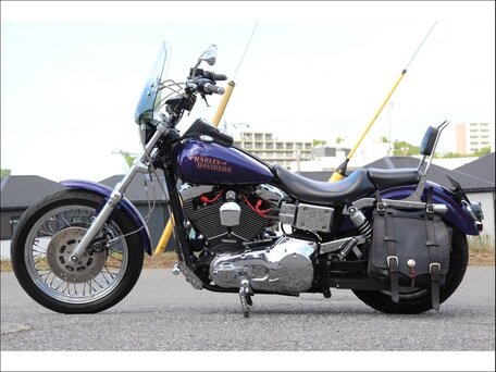 1999 Harley-Davidson Dyna Low Rider, синий, 1000000 рублей, вид 3